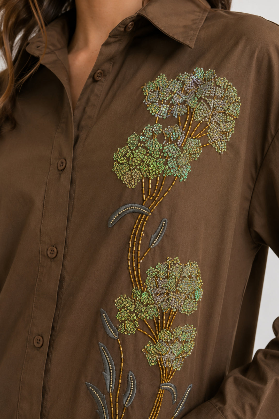 sequin shirt for women