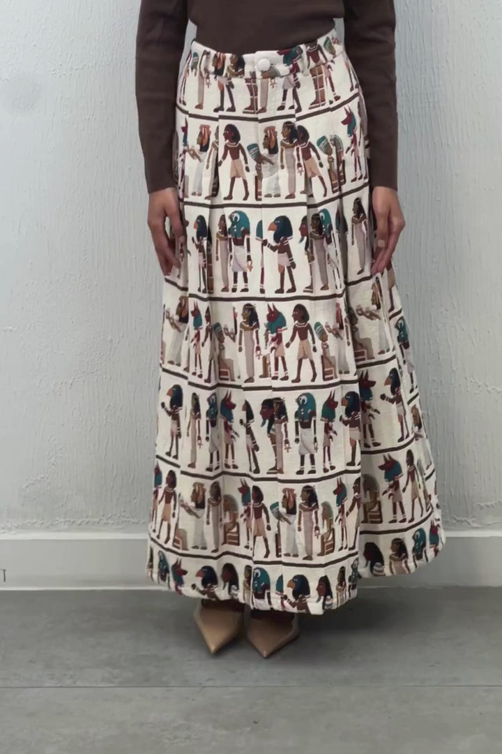 Vintage Giza Long Skirt
