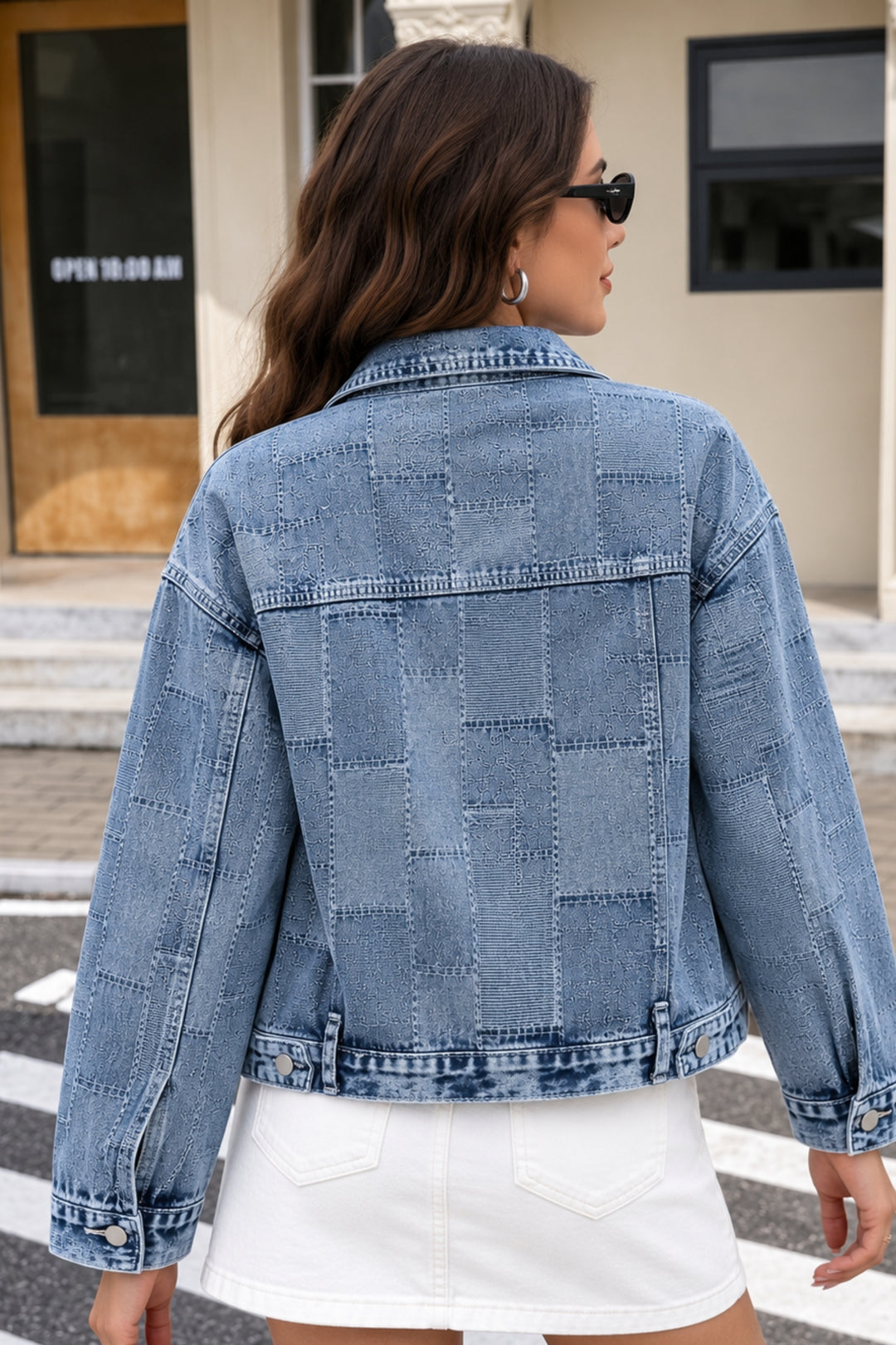 Fashion denim jacket women
