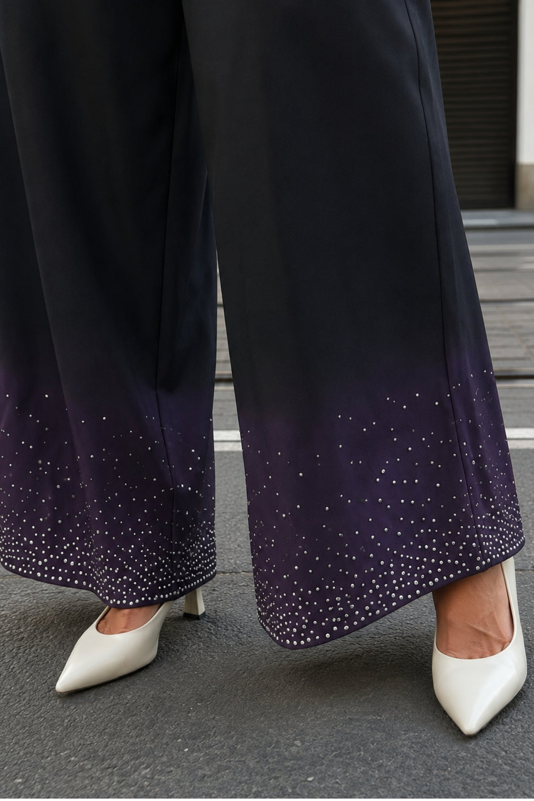 rhinestone trouser for women