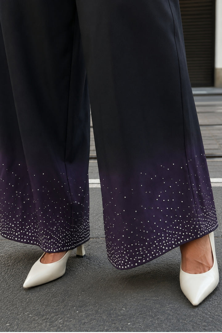 rhinestone trouser for women