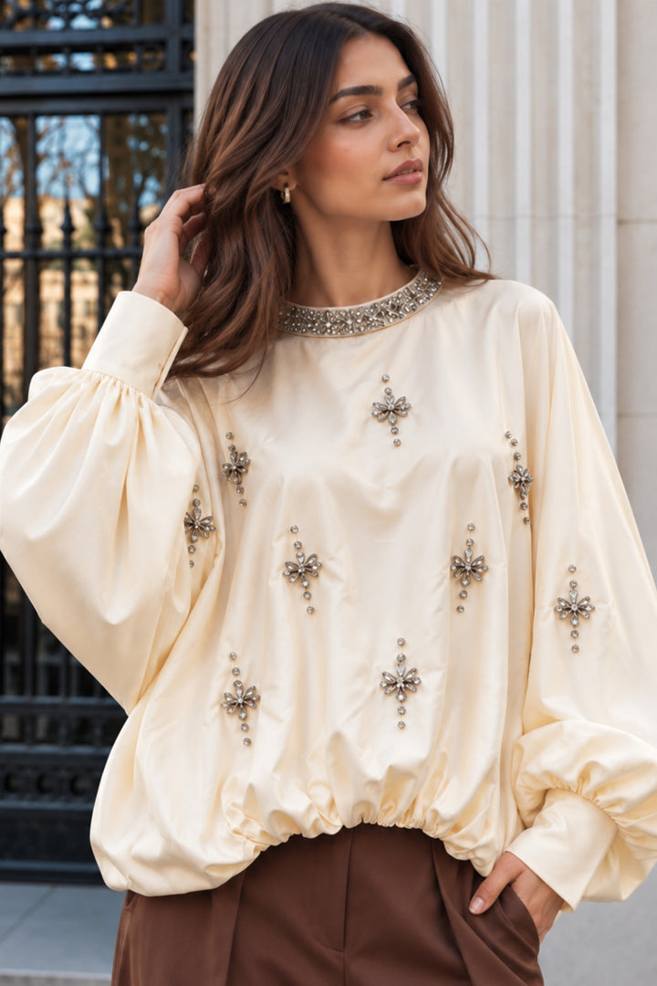   embellished top for women