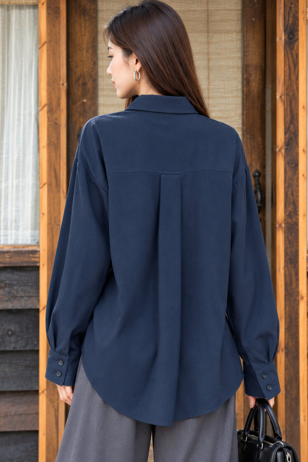 stylish blue shirt for women