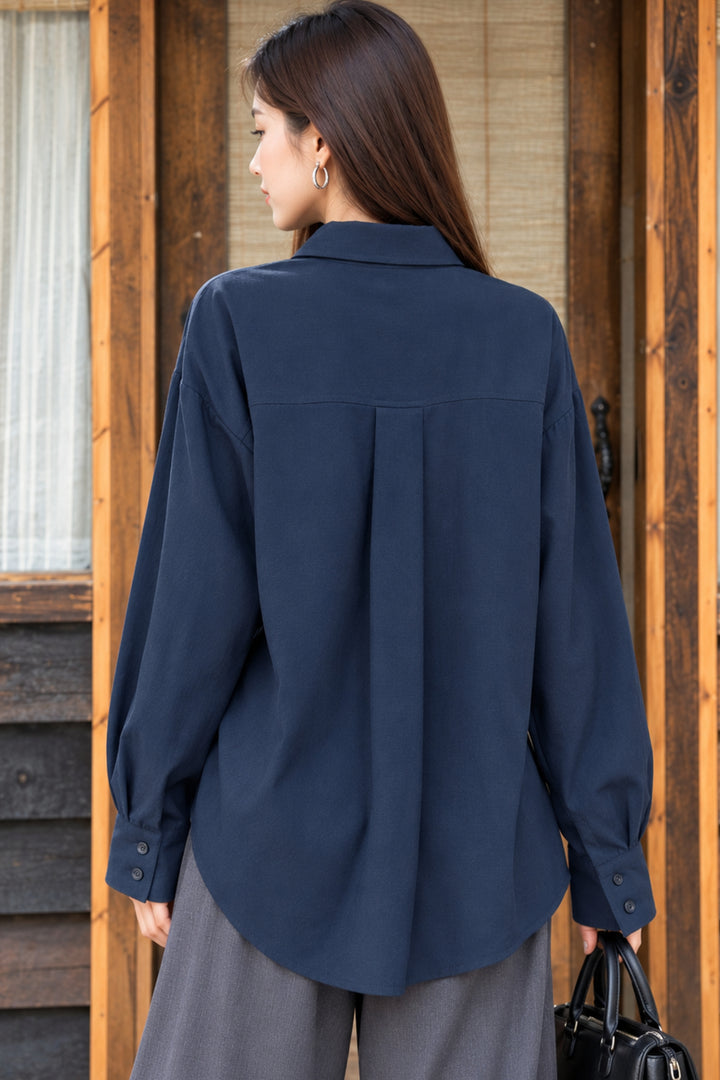 stylish blue shirt for women