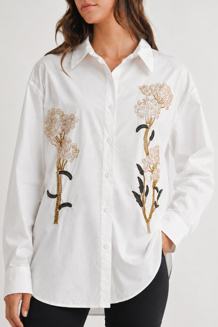 Floral shirt for women
