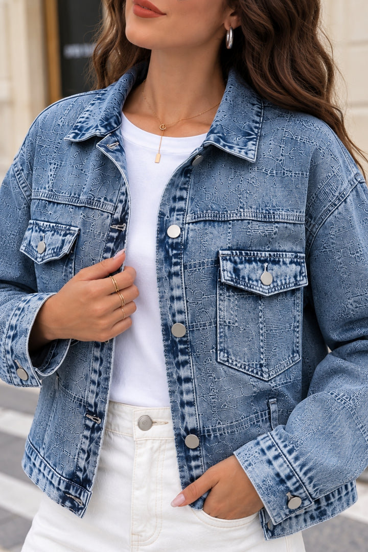 Casual denim jacket women
