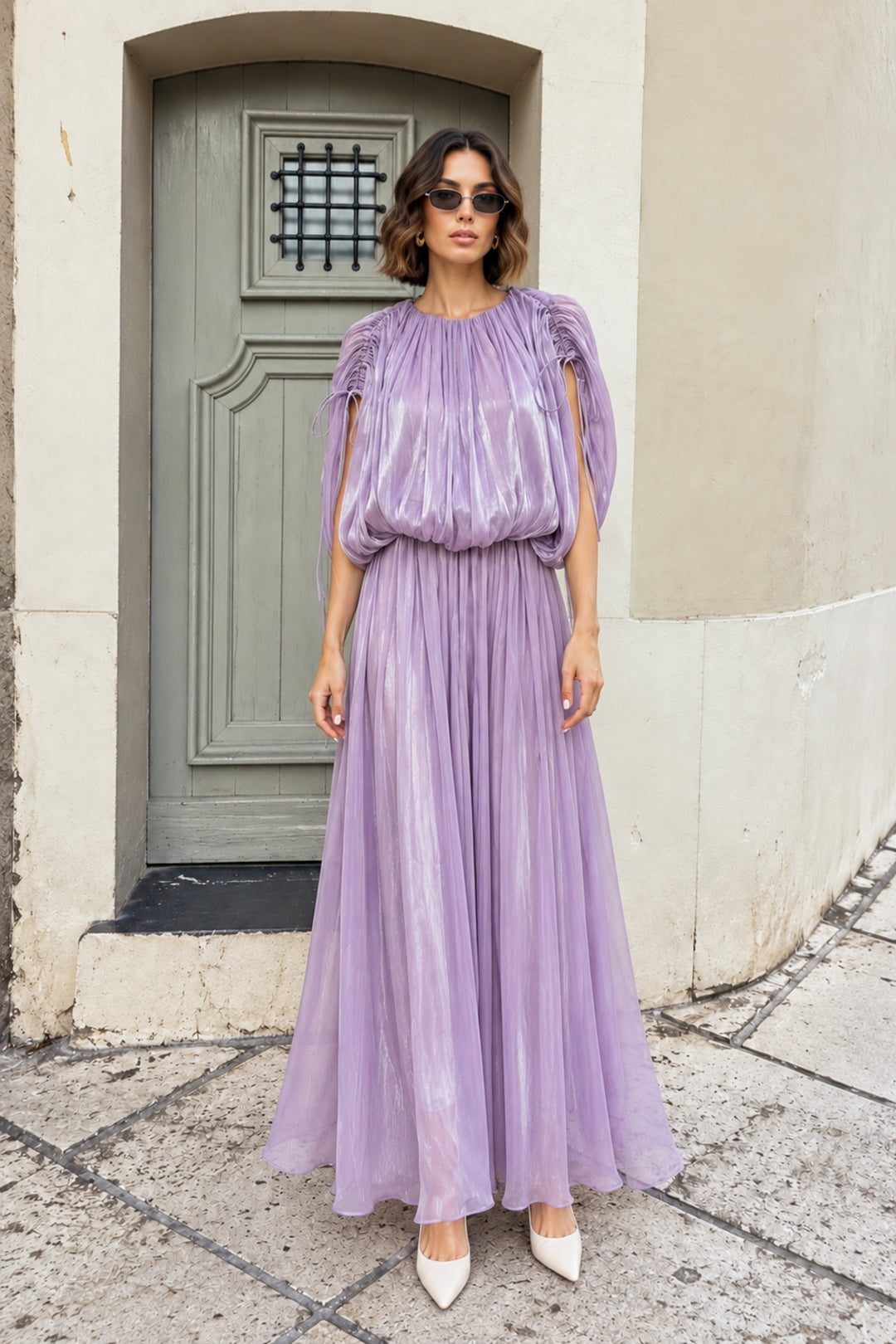 women's organza chiffon co-ord set