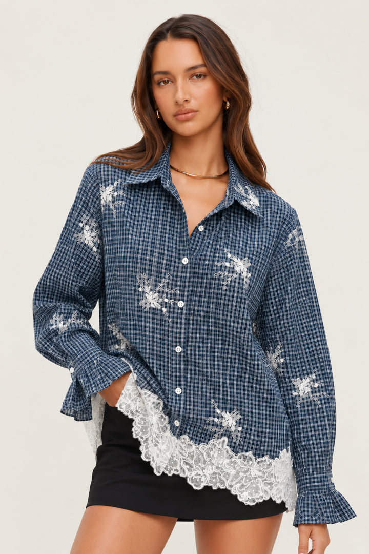cotton gingham shirt
