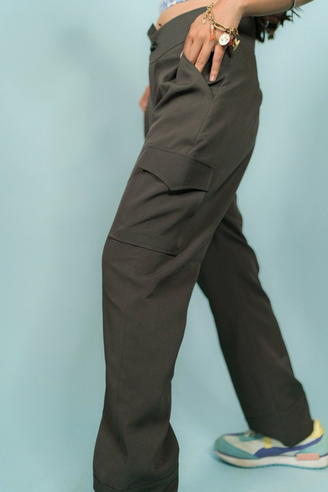 Relaxed Fit Cargo Pants Nolabels.in