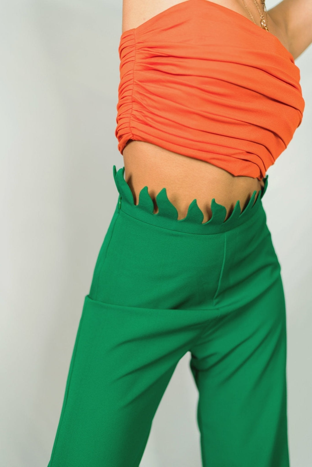 The Fire Pants in Green Nolabels.in