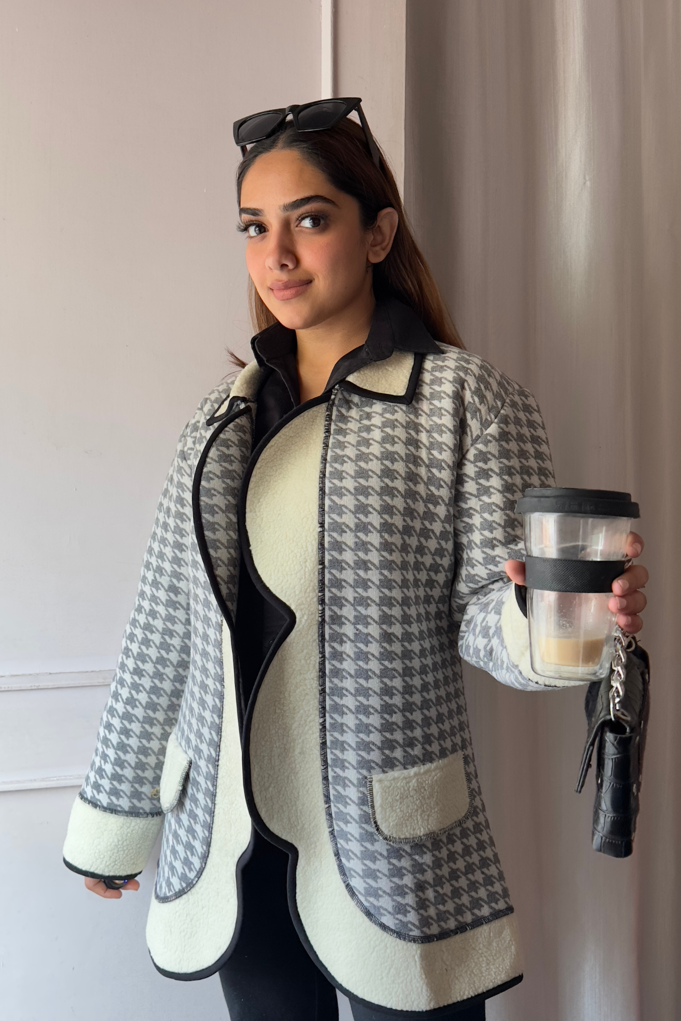 Wool jacket with satin lapels - Woman | Mango India